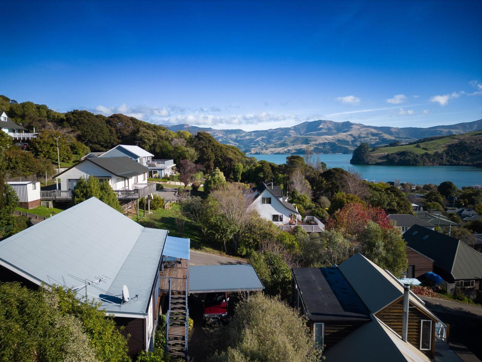 Chemin Wonder - Akaroa Holiday Home Extérieur photo